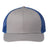 The Game Everyday Trucker Cap - The Game GB452E Grey/ Royal Adjustable