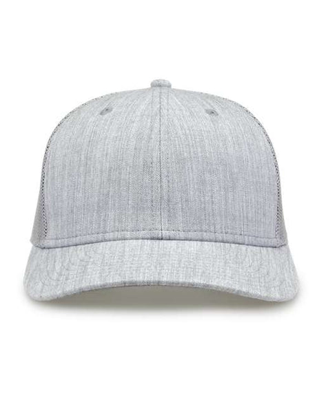 The Game Everyday Trucker Cap - The Game GB452E Heather Light Grey Adjustable