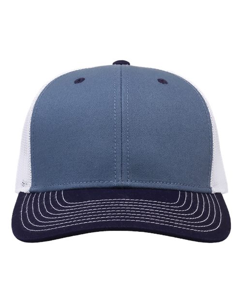 The Game Everyday Trucker Cap - The Game GB452E Marine Blue/ Navy/ White Adjustable