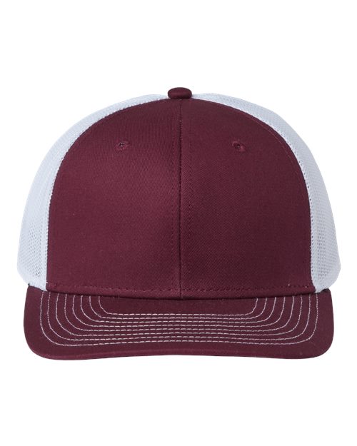 The Game Everyday Trucker Cap - The Game GB452E Maroon/ White Adjustable