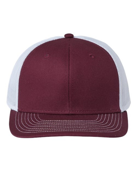The Game Everyday Trucker Cap - The Game GB452E Maroon/ White Adjustable