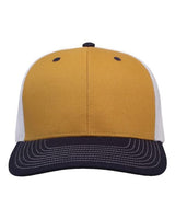 The Game Everyday Trucker Cap - The Game GB452E Mustard Yellow/ Navy/ White Adjustable