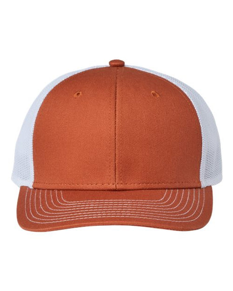The Game Everyday Trucker Cap - The Game GB452E Texas Orange/ White Adjustable