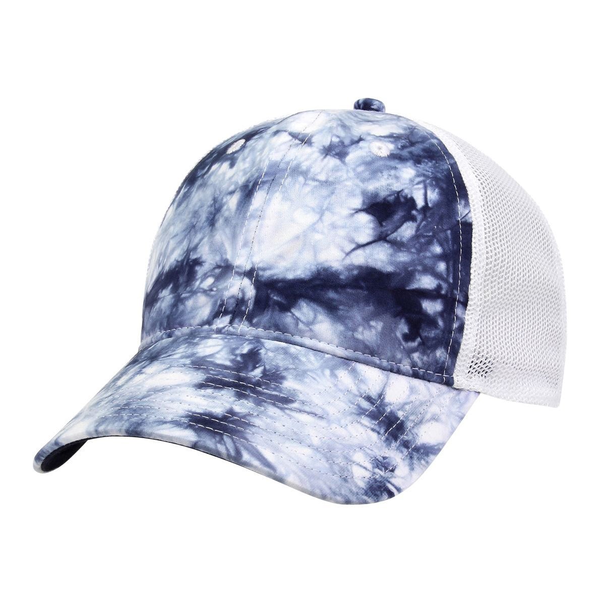 The Game - GB470 - Lido Tie Dyed Trucker Hat NAVY TONAL Adjustable Hats