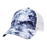 The Game - GB470 - Lido Tie Dyed Trucker Hat NAVY TONAL Adjustable Hats