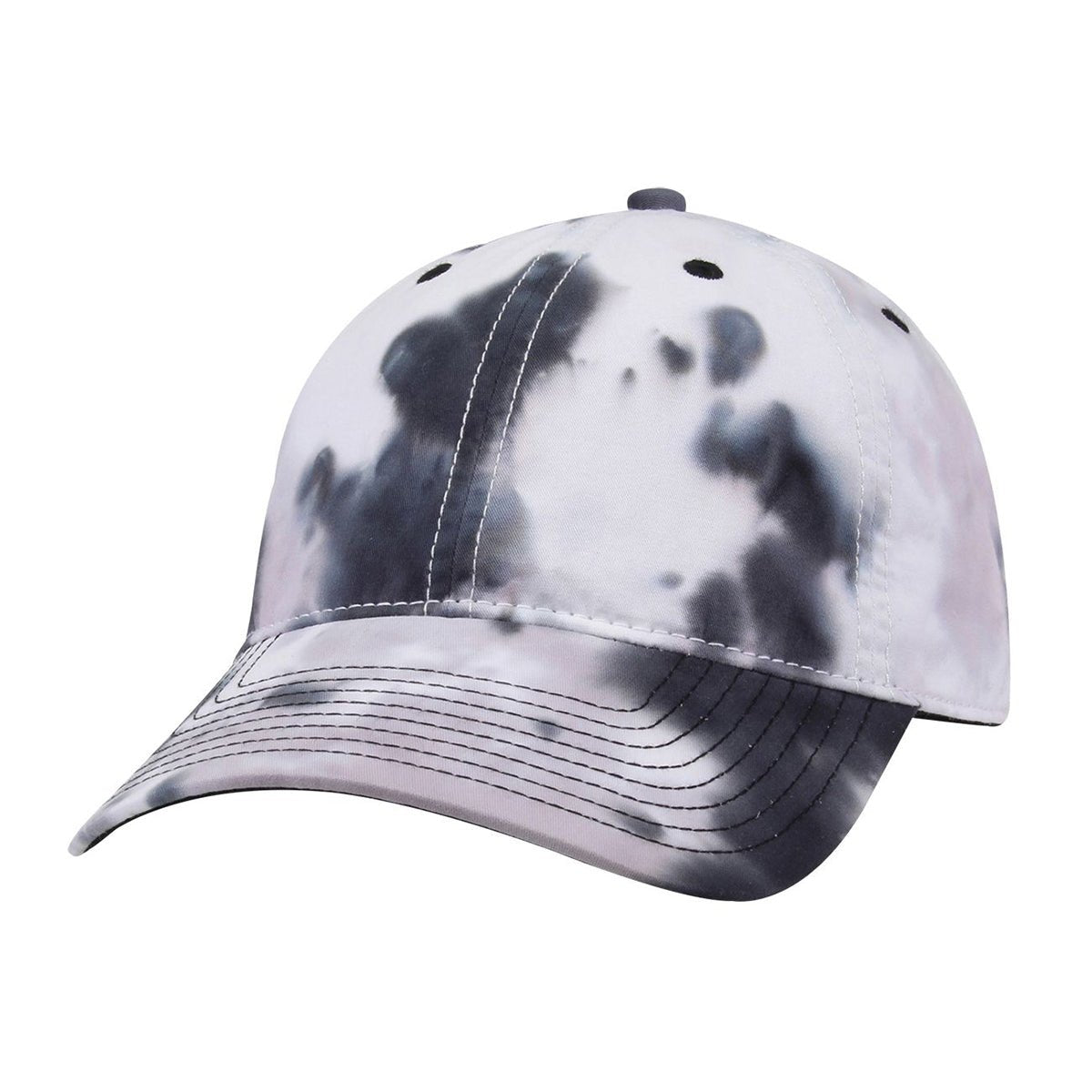 The Game - GB482 - Ashbury Tie Dyed Hat GRAYSCALE Adjustable Hats