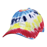 The Game - GB482 - Ashbury Tie Dyed Hat RAINBOW Adjustable Hats