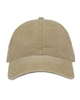 The Game Pigment - Dyed Cap - The Game GB465 Khaki Adjustable