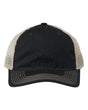 The Game Soft Trucker Cap - The Game GB880 Black/ Khaki Adjustable