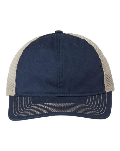 The Game Soft Trucker Cap - The Game GB880 Navy/ Khaki Adjustable