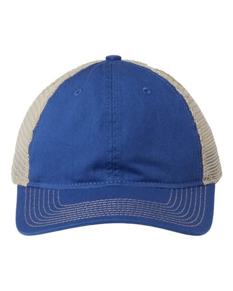 The Game Soft Trucker Cap - The Game GB880 Royal/ Khaki Adjustable