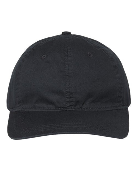 The Game Ultralight Cotton Twill Cap - The Game GB510 Black Adjustable