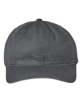 The Game Ultralight Cotton Twill Cap - The Game GB510 Charcoal Adjustable