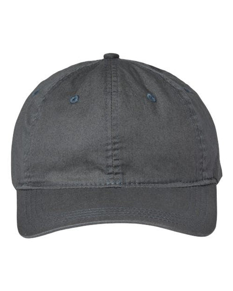 The Game Ultralight Cotton Twill Cap - The Game GB510 Charcoal Adjustable