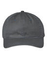 The Game Ultralight Cotton Twill Cap - The Game GB510 Charcoal Adjustable
