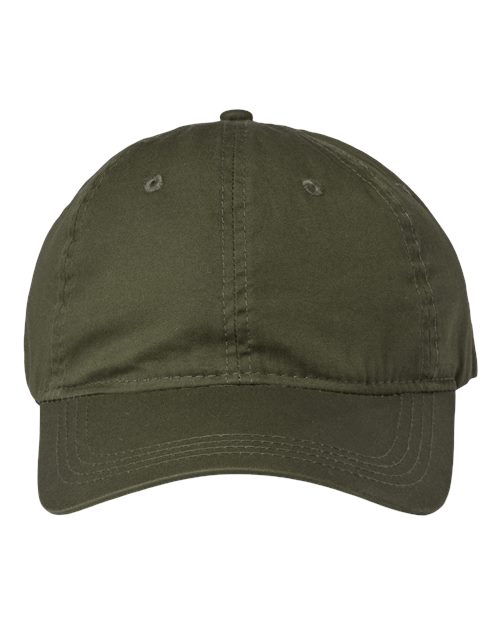 The Game Ultralight Cotton Twill Cap - The Game GB510 Pine Adjustable