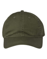 The Game Ultralight Cotton Twill Cap - The Game GB510 Pine Adjustable