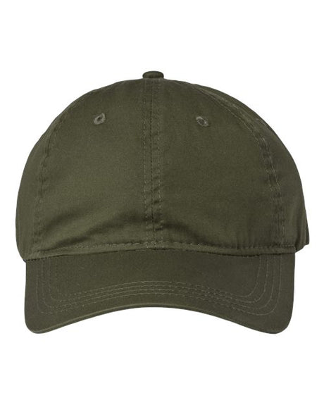 The Game Ultralight Cotton Twill Cap - The Game GB510 Pine Adjustable