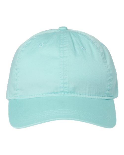 The Game Ultralight Cotton Twill Cap - The Game GB510 Sea Breeze Adjustable