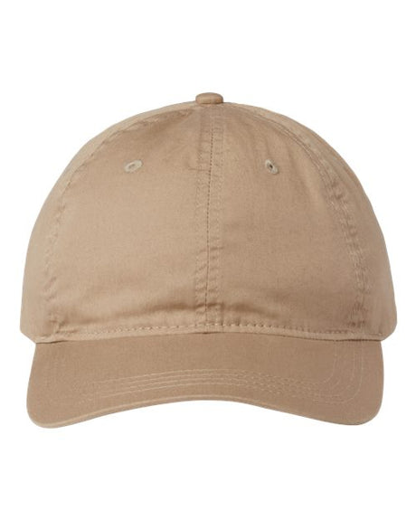 The Game Ultralight Cotton Twill Cap - The Game GB510 Tan Adjustable