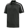Tricolor Shoulder Micropique Sport - Wick Polo Iron Grey / Black / White X - Small Polos/Knits