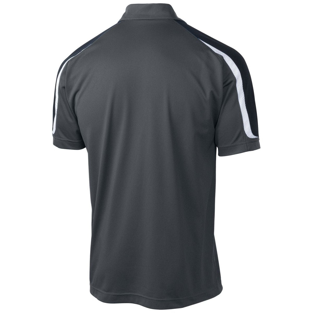 Tricolor Shoulder Micropique Sport - Wick Polo Iron Grey / Black / White X - Small Polos/Knits
