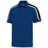 Tricolor Shoulder Micropique Sport - Wick Polo True Royal / Black / White X - Small Polos/Knits