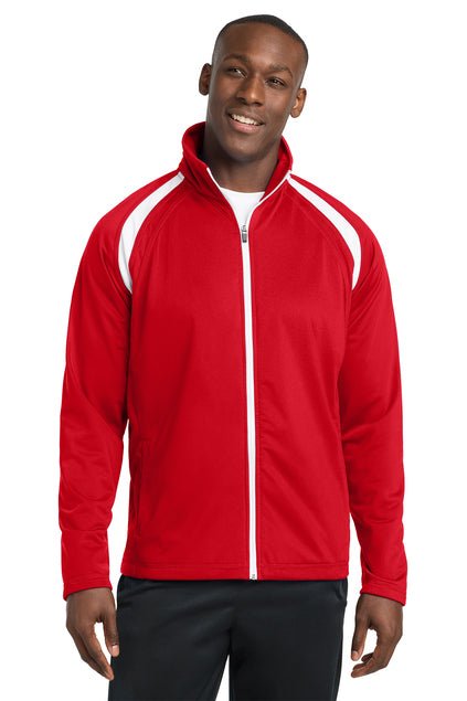Tricot Track Jacket True Red/White X - Small Jackets