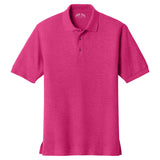Mens Classic Silk Touch Polo Shirts in 36 Colors and Sizes: XS-6XL-TropicalPink Polos/Knits Joe's USA Tropical Pink X-Small