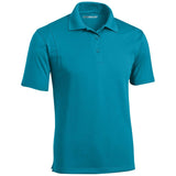 Mens Moisture Wicking Micropique Golf Polos - Tropic Blue DRI-EQUIP Tropic Blue Small