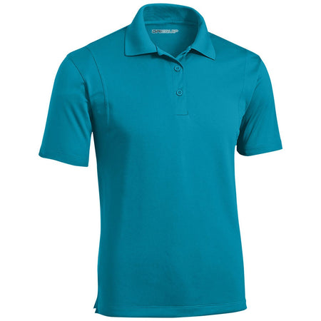 Mens Moisture Wicking Micropique Golf Polos DRI-EQUIP Tropic Blue