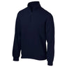 Joe's USA Men's 1/4-Zip Sweatshirt-TrueNavy DRI-EQUIP True Navy XS