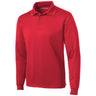 Men's Long Sleeve Micropique Sport-Wick Polo Polos/Knits DRI-EQUIP True Red X-Small