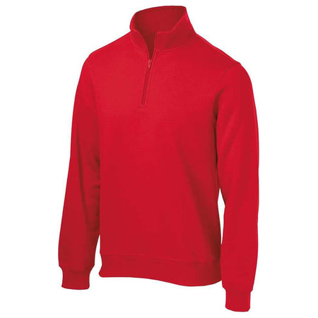 Joe's USA Men's 1/4-Zip Sweatshirt DRI-EQUIP True Red XS