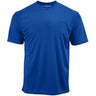 DRIEQUIP Men's Athletic All Sport Training Tee Shirts-TrueRoyal Activewear DRI-EQUIP True Royal X-Small