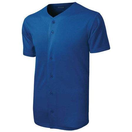 Men's PosiCharge Tough Mesh Full-Button Jersey DRI-EQUIP X-Small True Royal