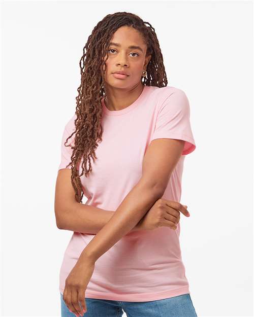 Tultex Combed Cotton T-Shirt - Light Pink - Tultex 602 Light Pink XS Short Sleeve T-Shirts