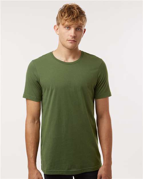 Tultex Combed Cotton T-Shirt - Olive Green - Tultex 602 Olive Green XS Short Sleeve T-Shirts