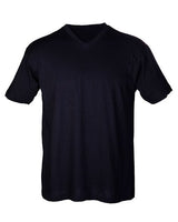 Tultex Men's Fine Jersey V - Neck T-Shirt - Tultex 206 Black XS Short Sleeve T-Shirts