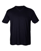 Tultex Men's Fine Jersey V - Neck T-Shirt - Tultex 206 Black XS Short Sleeve T-Shirts