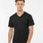 Tultex Men's Poly - Rich V - Neck T-Shirt - Tultex 207 Black XS Short Sleeve T-Shirts