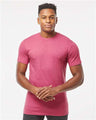 Tultex Men's Premium Cotton Blend T-Shirt - Tultex 541 Cactus Flower Heather L Short Sleeve T-Shirts