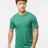 Tultex Men's Premium Cotton Blend T-Shirt - Tultex 541 Kelly Heather XS Short Sleeve T-Shirts