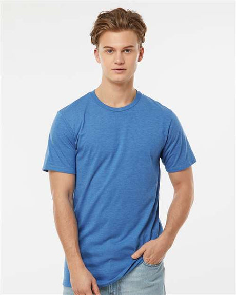 Tultex Men's Premium Cotton Blend T-Shirt - Tultex 541 Royal Heather XS Short Sleeve T-Shirts