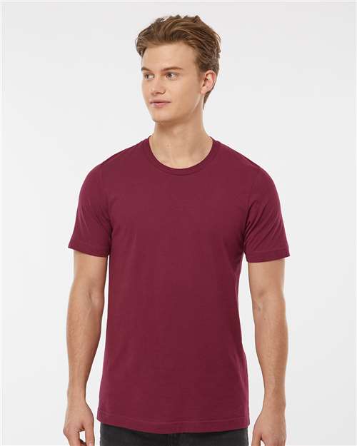 Tultex Men's Premium Cotton T-Shirt - Burgundy - Tultex 502 Burgundy XS Short Sleeve T-Shirts