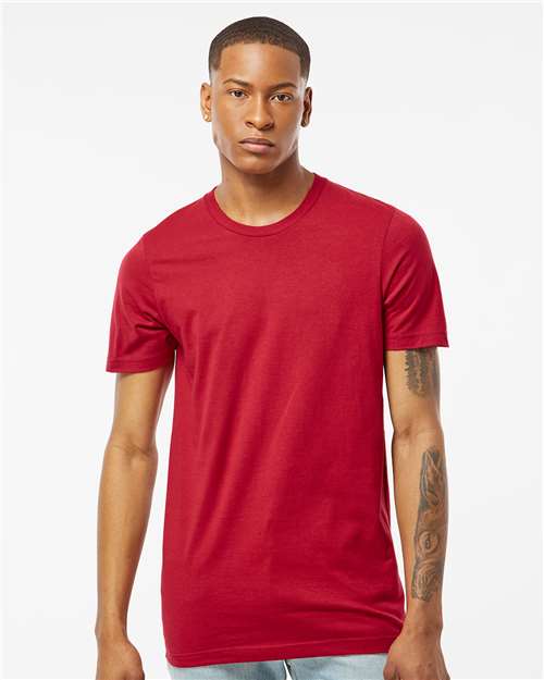 Tultex Men's Premium Cotton T-Shirt - Cardinal - Tultex 502 Cardinal S Short Sleeve T-Shirts