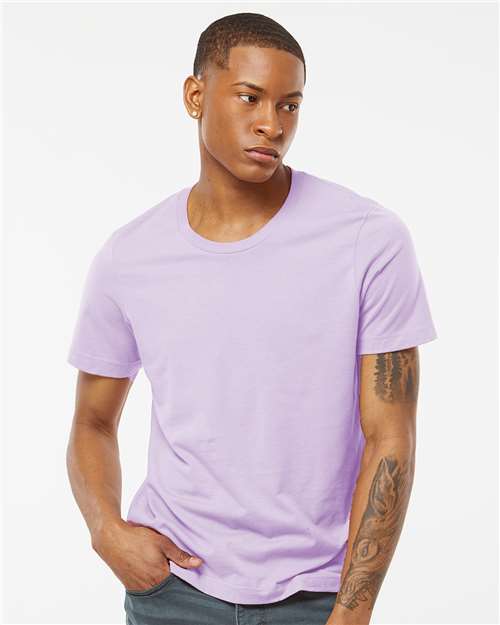 Tultex Men's Premium Cotton T-Shirt - Lavender - Tultex 502 Lavender 2XL Short Sleeve T-Shirts