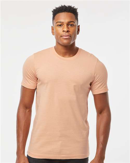 Tultex Men's Premium Cotton T-Shirt - Peach - Tultex 502 Peach XS Short Sleeve T-Shirts