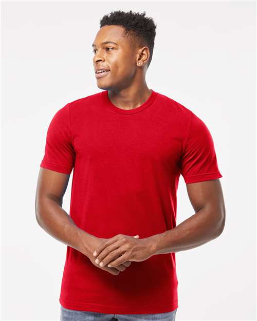 Tultex Men's Premium Cotton T-Shirt - Red - Tultex 502 Red XS Short Sleeve T-Shirts