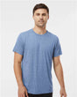 Tultex Men's Tri - Blend T-Shirt - Tultex 254 Athletic Blue Tri Blend XS Short Sleeve T-Shirts
